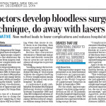 Doctors Develop Bloodless Surgery Technique, Do Away with Lasers
